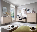 Elutoa m&ouml;&ouml;bel Elutoa seinakapp Beež alusraam must 3-osaline 1 kapp 1 madallaud 1 k&otilde;rglaud