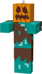 Hallmark Keepsake Halloween Ornament 2024, Minecraft hukkus koos nikerdatud k&otilde;rvitsaga, kingitused m&auml;ngijatele