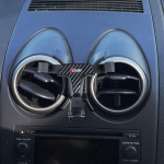 Autophoton telefonihoidja Qashqai J10 2006-2013 &otilde;huventilaatori klambriga mobiiltelefonihoidja (s&uuml;sinikkiust)