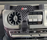 G-klassile W463 2019-2024 mobiiltelefonihoidja, autohoidja, ainult vertikaalseks kasutamiseks (s&uuml;sinikkiust tera)