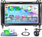 4G+64G traadita Carplay Android autoraadio Mercedes Benz A/B klassile W169 W245 B200 W639 Vito Viano W906 Sprinterile