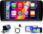 2G + 64G traadita Carplay Android autoraadio Mercedes Benz R klassile W251 R280 R300 R320 R350 R63 2005-2017 9-tolline autoraadio Android auto navigatsioon GPS WiFi Mirror Link Bluetooth FM/RDS/SWC tagumine vaade