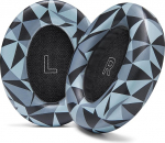 WC PadZ QC Ultra - t&auml;iustatud k&otilde;rvapadjad Bose QuietComfort Ultra jaoks Wicked Cushions'i poolt toodetud | Parandatud mugavus ja paksus | Geo Grey