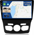 JOYX - [6G+128G] - Android 14 autoraadio sobib Citroen C4 C4L DS4 (2013-2017) - Traadita Carplay/Android auto - Kaamera ja mikrofon - IPS 10.1 tolli 2 DIN - Sisseehitatud DSP -SWC WiFi DAB Fast-boot 360