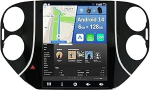 [6GB + 128GB] Android 12 autoraadio V.W V.olkswagen Tiguan (2010-2016)-2 DIN [Integreeritud traadita CarPlay/Android Car/DSP/GPS]-9,7-tolline IPS 2,5D kaamera + MIC-DAB/rooliratas