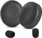 TaiZiChangQin k&otilde;rvapadjad, mis &uuml;hilduvad Jabra Evolve2 30 30SE 30MS 30UC juhtmega k&otilde;rvaklappidega Valgusnahast k&otilde;rvapadjad