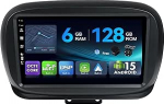 [6G + 128G, Octa-Core] - MSD Autoradio Fiat 500X (2014-2020) | Android 15 GPS navigatsiooniradio | CarPlay Android auto roolijuhtimine Dual Band WiFi DSP DAB | Tagurduskaamera MIC | 2 DIN 9