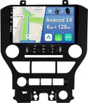 6GB + 128GB Android 14 autoraadio Ford Mustang 2015-2021-[Integreeritud CarPlay/Android Car/DSP/GPS]-9-tolline IPS puuteekraan CAM+MIC-DAB/Mirror Link/Bluetooth 5.0/AHD/360 kaamera