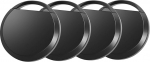4 x Air Tag Key Finder, Air Tag Tracker KeyFinder Smart Bluetooth Tag, veekindel eseme leidja Mini Tracker, mis &uuml;hildub Apple'iga Kus on see? App (ainult iOS) kohvrite, kottide, pagasi, passide jaoks
