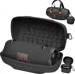 Grapsa &uuml;mbris &uuml;hildub JBL Xtreme 4 / Xtreme 3 Music Boxiga, kaasaskantav Bluetooth-k&otilde;larite kaitsekott koos hoidjaga tarvikute jaoks (ainult karbi), must, juhuslik