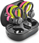 NGS ARTICA Jogger traadita spordik&otilde;rvaklapid TWS tehnoloogia ja Bluetooth 5.3 &uuml;hilduvusega, veekindel, automaatne &uuml;hendus, 40-tunnine aku kestvus, minimalistlik ja ergonoomiline disain.
