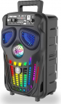 Idance Bluetooth PartyBox Funky Skull FS400 kaasaskantav Bluetooth-pidulik k&otilde;lar koos valgusefektidega