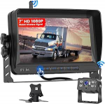 Hikity tagurduskaamera traadita HD 1080P autokaamera komplekt 7-tollise HD monitoriga traadita parkimisabi IP68 veekindla &ouml;&ouml;vaatega traadita tagurduskaamera jaoks