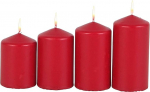 BURI advendik&uuml;&uuml;nlad Punane 4 sammask&uuml;&uuml;nla pakett J&otilde;uluk&uuml;&uuml;nla sammask&uuml;&uuml;nlad sammask&uuml;&uuml;nla j&otilde;ulud 1. advent - 4. advent