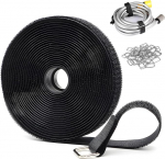 Reguleeritavad ja korduvkasutatavad kaablipaelad 50 pandlaga, vabapikkusega Velcro rihmad t&otilde;husaks kaablijuhtimiseks ja organiseerimiseks kodus, kontoris ja laual (2,5cm &times; 10m)