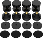 8 k&otilde;larite piikide komplekt, k&otilde;larite stendid HiFi k&otilde;larite heliv&otilde;imendi DAC CD isolatsioonistendist koonusjalad l&ouml;&ouml;gikindel alus pad k&otilde;larite jalad, mis on valmistatud alumiiniumisulamist piikidest (must)