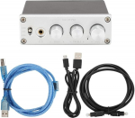 Sutinna digitaalne audiodekooder, AC-Q3 PRO DAC dekodeeriv audiodekooder Digitaalne analoog audiomuundur koos k&otilde;rvaklappide v&otilde;imendiga 3,5 mm k&otilde;rvaklappide jaoks