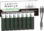 avmzvo AAA aku, 1.5V 1100mWh, laetav USB-C liitiumaku koos 2-in-1 USB-C laadimiskaabliga, 2-3 tundi kiirlaadimist, 8 pakki