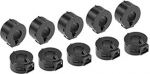 hankimise kaart Ferriit Core Ring Clip RFI EMI m&uuml;ra v&auml;hendamise filter kaabliklamber must 15 mm Pack of 10