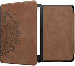 Amazon Kindle Paperwhite (2024)/Colorsoftiga &uuml;hilduv kwmobile &uuml;mbris - eReader kaitsev &uuml;mbrik - Rising Sun pruun