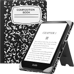 Universaalne &uuml;mbris k&otilde;igile 6-tollistele eReaderitele, Folio Stand Case koos randmerihmaga, mis &uuml;hildub 6-tollise Kindle Paperwhite/Kobo/Tolino/Pocketook/Sony e-raamatute lugeja koostamisraamatuga