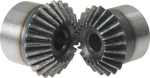 Bevel Gear 1M25T Gear 90 Degree Hole Carbon Steel Gear Ratio 1:1 Gear Parts Pack of 1