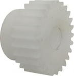 GTPBAO 1 St&uuml;ck Kunststoff 0,5 M 25 T zylindrisches Zahnrad 0,5 Modul 25 Z&auml;hne just Z&auml;hne Stirnrad 3 mm 3,17 mm 4 mm 5 mm 6 mm Bohrung Lenkungshardware(3.17mm)