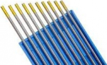 HST volframelektroodide komplekt WL15 Gold Tungsten Needle WP roheline, WC20 hall - 4 x150 mm, hall