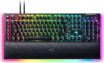 Razer BlackWidow V4 Pro (kollased l&uuml;litid) mehaaniline m&auml;nguklaviatuur (mehaanilised l&uuml;litid, vaikne, kerimisratas, 8 spetsiaalset makroklahvi, kunstnahast randmetugi, RGB Chroma) FR klaviatuur, FR paigutus, FR Layout