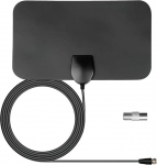 Siseruumide TV-antenni TV-antenni booster tugeva signaaliga 4K HD digitaalne TV-antenn 200km raadiusega vastuv&otilde;tu jaoks Freeview TV kohalikud kanalid toetavad k&otilde;iki telereid