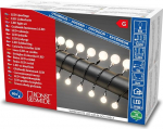 Konstsmide 3680-107 LED-valguste komplekt segatud suurusega kirsipirnid v&auml;ikeste ja suurte &uuml;mmarguste kujudega / sise- v&otilde;i v&auml;listingimustesse (IP44) / 80 sooja valget dioodi / must kaabel