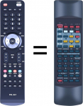 Uus EUR646497 asenduspult Technics SA-AX530 SA-AX730 SA-DX930 kaugjuhtimispuldi jaoks SA-AX530 SA-AX730 SA-DX930