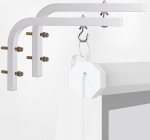 Seinakinnitus projektsiooniekraanile k&auml;sitsi v&otilde;i elektriliselt, universaalne suurus, pikkus 28 cm, lihtne paigaldada