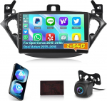 Androidi autoraadio Opel Corsa 2015-2019/Opel Adam 2013-2016 juhtmevaba Carplay ja Android Car, 9-tolline HD puutetundlik autoraadio GPS/WiFi/Bluetooth/EQ/FM RDS-ga.