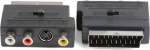 Mr. Gadget's Solutions 20 Pin Scart Male to 3 RCA Female AV TV Audio Video Adapter Converter