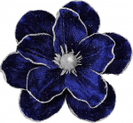 GL-Turelifes suured glitter j&otilde;ululilled, 6 tk kunstlik Magnolia lilled sametist volditud j&otilde;ulupuu lilled kaunistused j&otilde;ulupuu uusaasta kodu kaunistused (sinine)