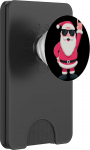 Cooler Weihnachtsmann Rock On Funny Winter Character Graphic Claus PopSockets PopWallet f&uuml;r MagSafe