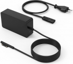 Surface laadimiskaabel 65 W Microsoft laadimiskaabel Surface Pro 11/10/9/Pro 8 3 7 4 5 6 X, Sur Face Laptop 6/5/4/3/2, Book 3/2, Sur-face Go 3/2 s&uuml;learvuti toiteallikas, USB port