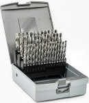 BaerCoil BAER HSSG Twist Drill Bit Set 41 Pieces | 6-10 mm in 0.1 mm increments | DIN 338 Metal Drill Bit Ground | Precision Drill Bit for Steel, Cast Iron & More | Professional Drill Set in