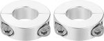 hankimise kaart 2 Pack Double Split Shank Sleeve 3/4 "Bore kaheosaline Clamp Collar 1.5" OD Compression Fitting (2024 Alumiinium)