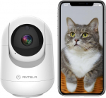 ANTELA WLAN IP Camera 1080P Indoor 2.4/5 GHz WiFi, 355&deg;/80&deg;