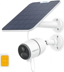 Reolink 4K 4G LTE valvekaamera SIM-kaardiga, 8MP p&auml;ikesekaamera v&auml;ljas ilma WiFi, isiku/auto/looma tuvastamine, PIR liikumisandur, IR &ouml;&ouml;vaatlus, MicroSD kaardipesa, Go Ultra + 6W p&auml;ikesepaneel