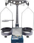 THYXGS Precision Mechanical Scale, 500 G/0.02 G Table Scales with Single Lever, with Standard Weights, 4.7 Inch Scale, Teaching Aid for Experimental Equipment for Physical Mechanics