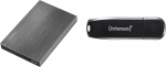 Intenso 6028660 Memory Board v&auml;line k&otilde;vaketas 1TB (6,4 cm (2,5 tolli), 5400 rpm, 8 MB vahem&auml;lu, USB 3.0) Anthracite & Speed Line - 64 GB Memory Stick - USB Stick 3.2 Gen 1x1, must