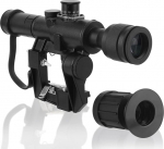 4x26 SVD Rifle Scope Viewfinder Full Multi Green Objektiivi kaetud kaugusm&otilde;&otilde;tja koos laiendatud okulaariga v&auml;lisspordi jaoks