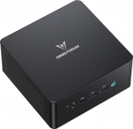 MINIS FORUM UM890 Pro Mini PC - AMD AI Ryzen 9 8945HS, 8C/16T, Radeon 780M GPU, 2 x M.2 SSD pesa, DDR5, HDMI 2.1, DP 1.4, 2 x USB4, Oculink, 4xUSB-A, 2xRJ45 2.5G, Wi-Fi 6E & BT 5.2 (ilma RAM/SDD-ta)
