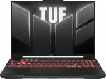 ASUS TUF Gaming A16-TUF607PV-QT023W 16-tolline QHD+ 165Hz AMD Ryzen 9 7845HX protsessor, DDR5 16GB RAM, 1TB PCIe 4.0 NVMe SSD, NVIDIA GeForce RTX 4060 GPU 140 W - AZERTY klaviatuur