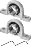 hankimise kaart 2tk KP007 Pillow Block laagrid 35mm Bore laagri&uuml;ksused tsingisulamiga &auml;&auml;rik laagri korpus P6 (ABEC3)