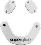 Superglide Kiireim ja sujuvam hiirejalg / uisud, mis on valmistatud &uuml;litugevast veatust klaasist, &uuml;likiire, sujuv ja vastupidav tallaga SteelSeries Prime Mini juhtmega/juhtmeta hiirele [valge]