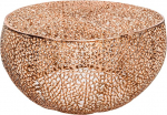 Riess Ambiente Filigree Design kohvilaud 80 cm Copper K&auml;sitsi valmistatud elutoa laud Diivanilaud